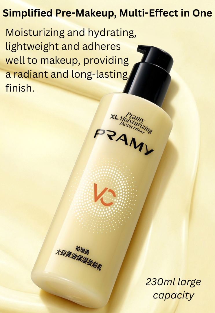 Tiktok/Douyin Hot Pramy XL Moisturizing Butter Primer 230ml【Tiktok抖音爆款】 柏瑞美大码黄油保湿妆前乳