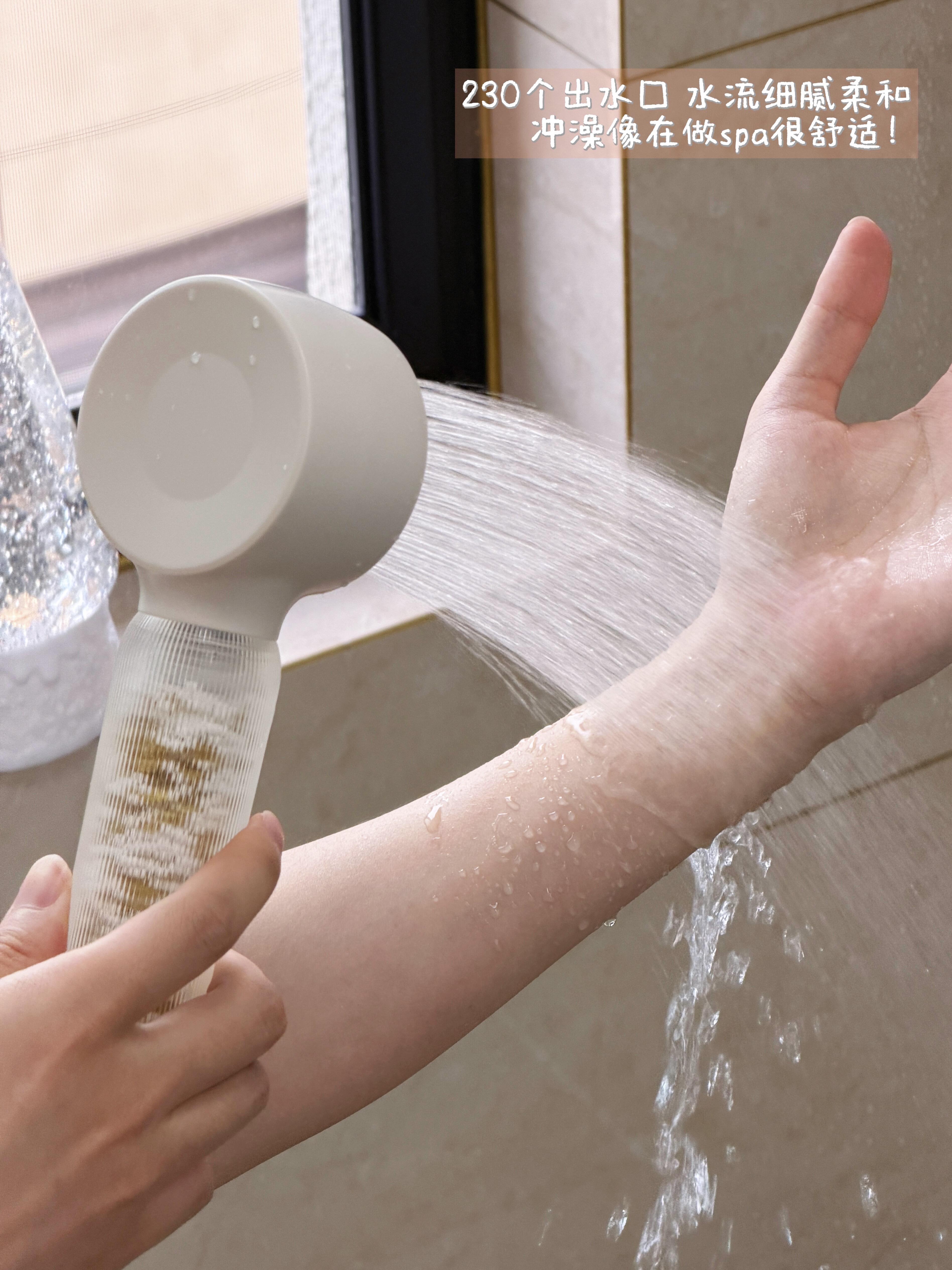 QISHUIHUA Detachable & Washable Shower Head – Chlorine Removal Edition 七水花可拆洗花洒-除氯抑菌款