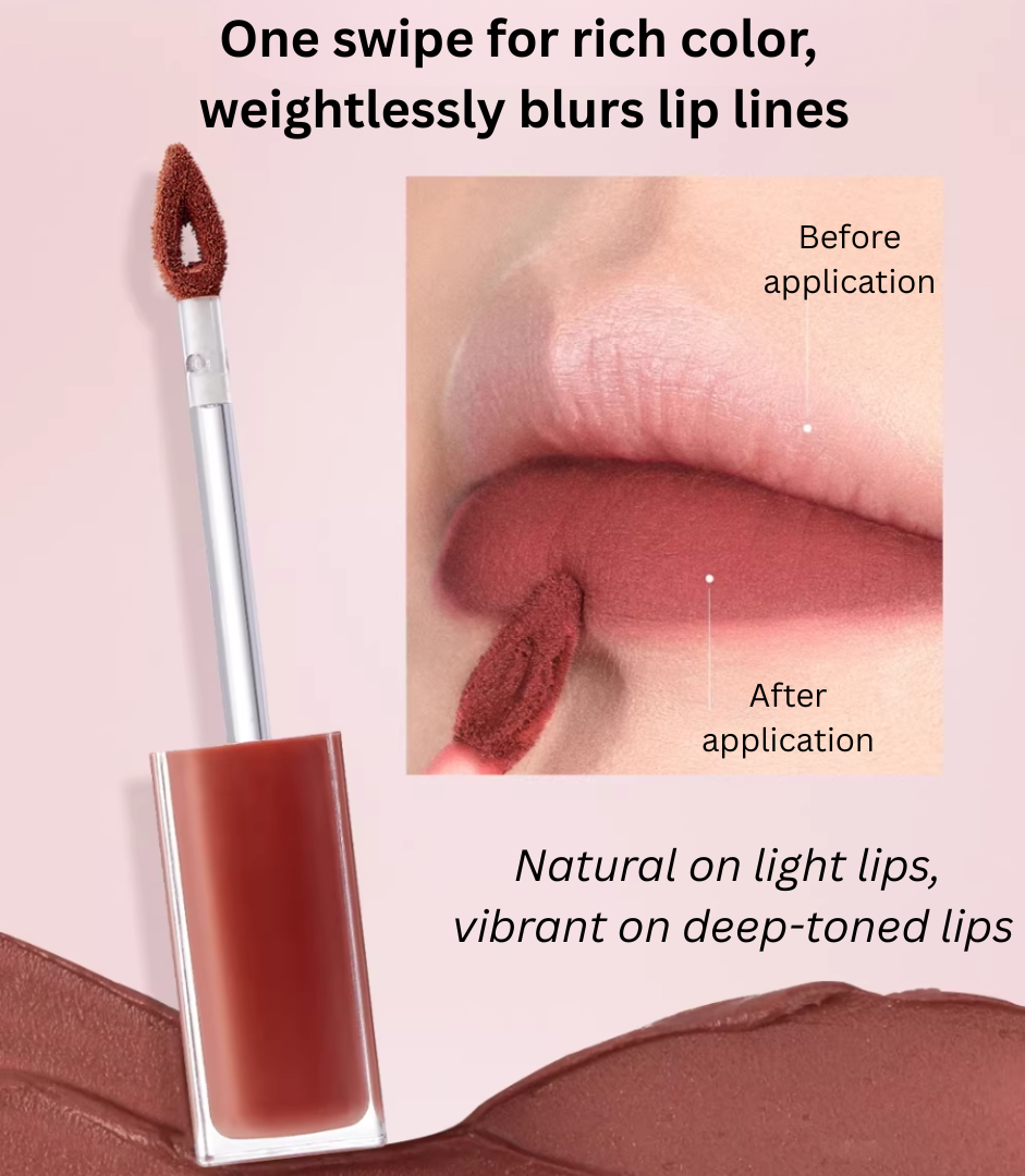 REC Air Matte Non-Stick Lip Cream 3g 芮客云绒持色空气唇霜