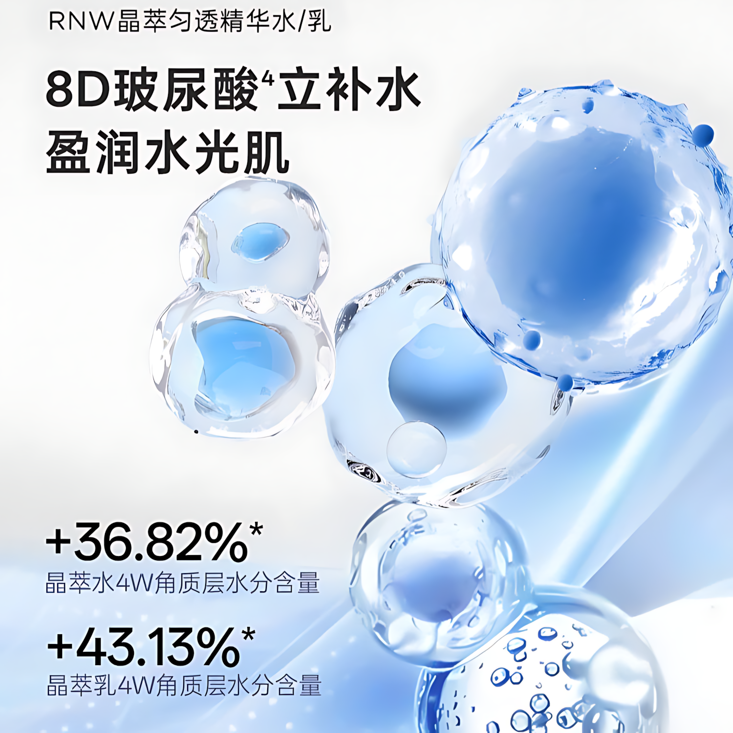 RNW Crystal Clear Cleanser Essence Toner Lotion Cosmetic Set 如薇晶萃匀透美白精华水乳套盒