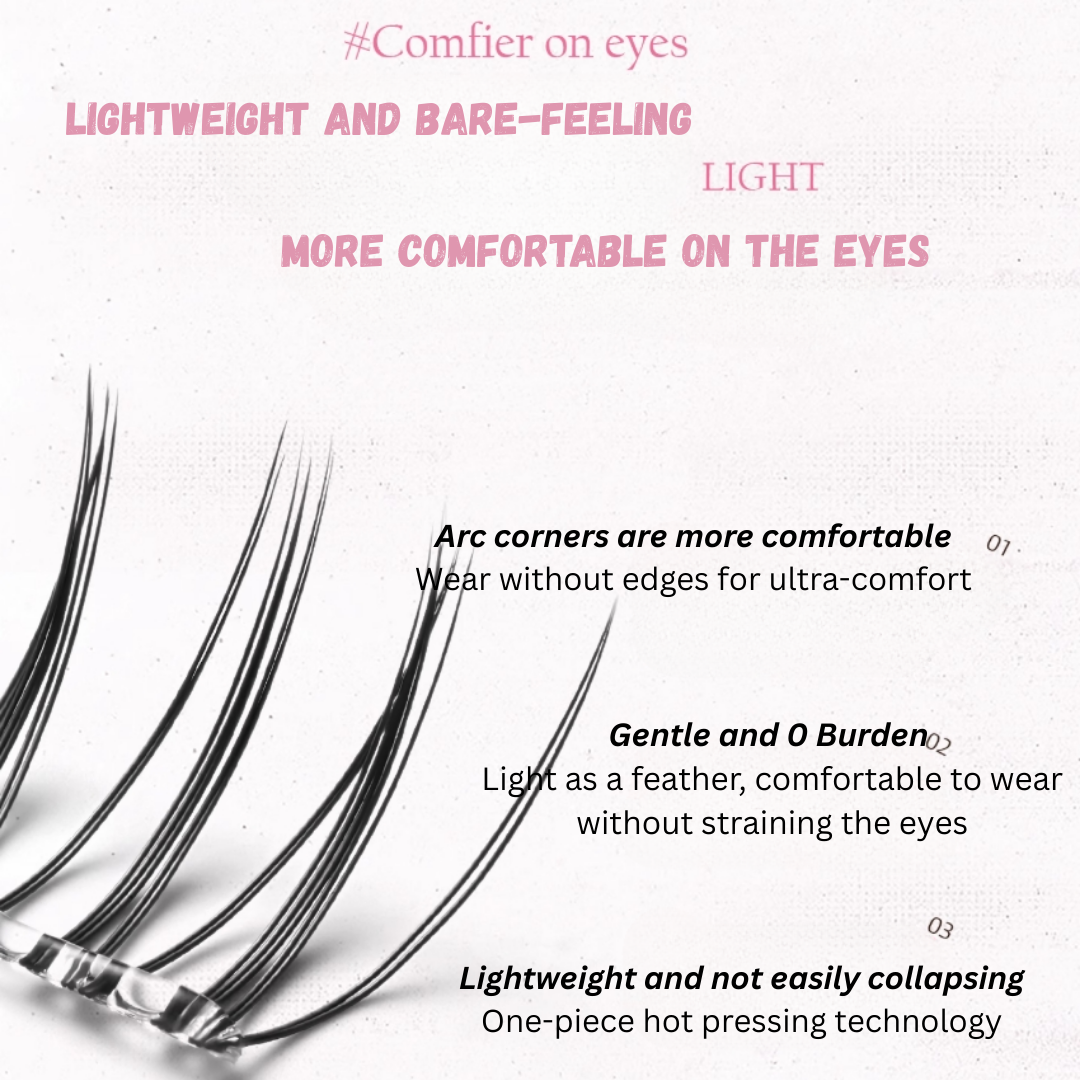 RULIS Peel-Off Series False Eyelashes 儒琳诗撕拉片系列假睫毛