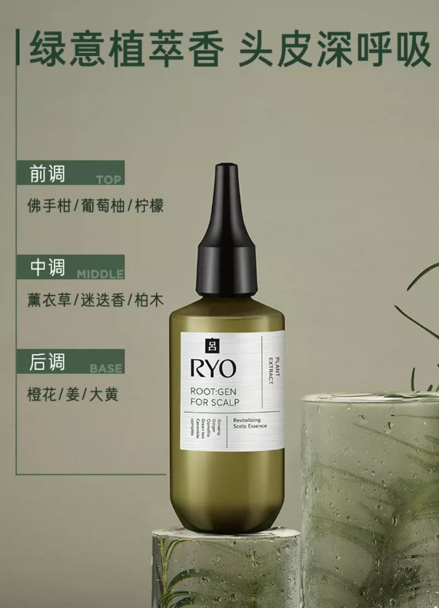Tiktok/Douyin Hot RYO Scalp Strengthening And Revitalizing Essence 80ml【Tiktok抖音爆款】吕头皮盈韧赋活精华液