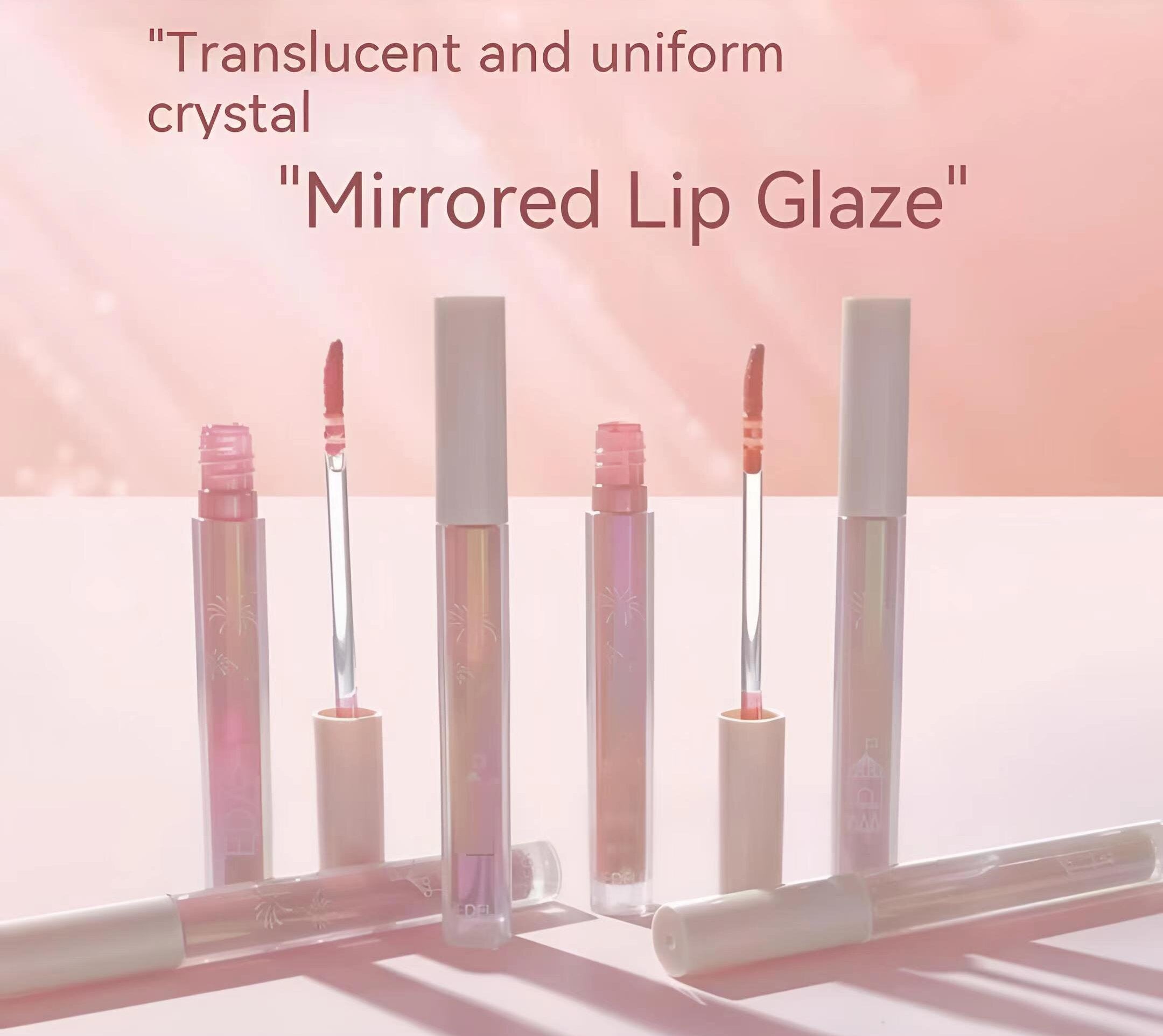 SHEDELLA Nourishing Moisture Romantic Lip Oils/Mirror Glow Lip Glaze 1.4g 诗蒂娅几朵浪漫护唇油镜面水光唇釉