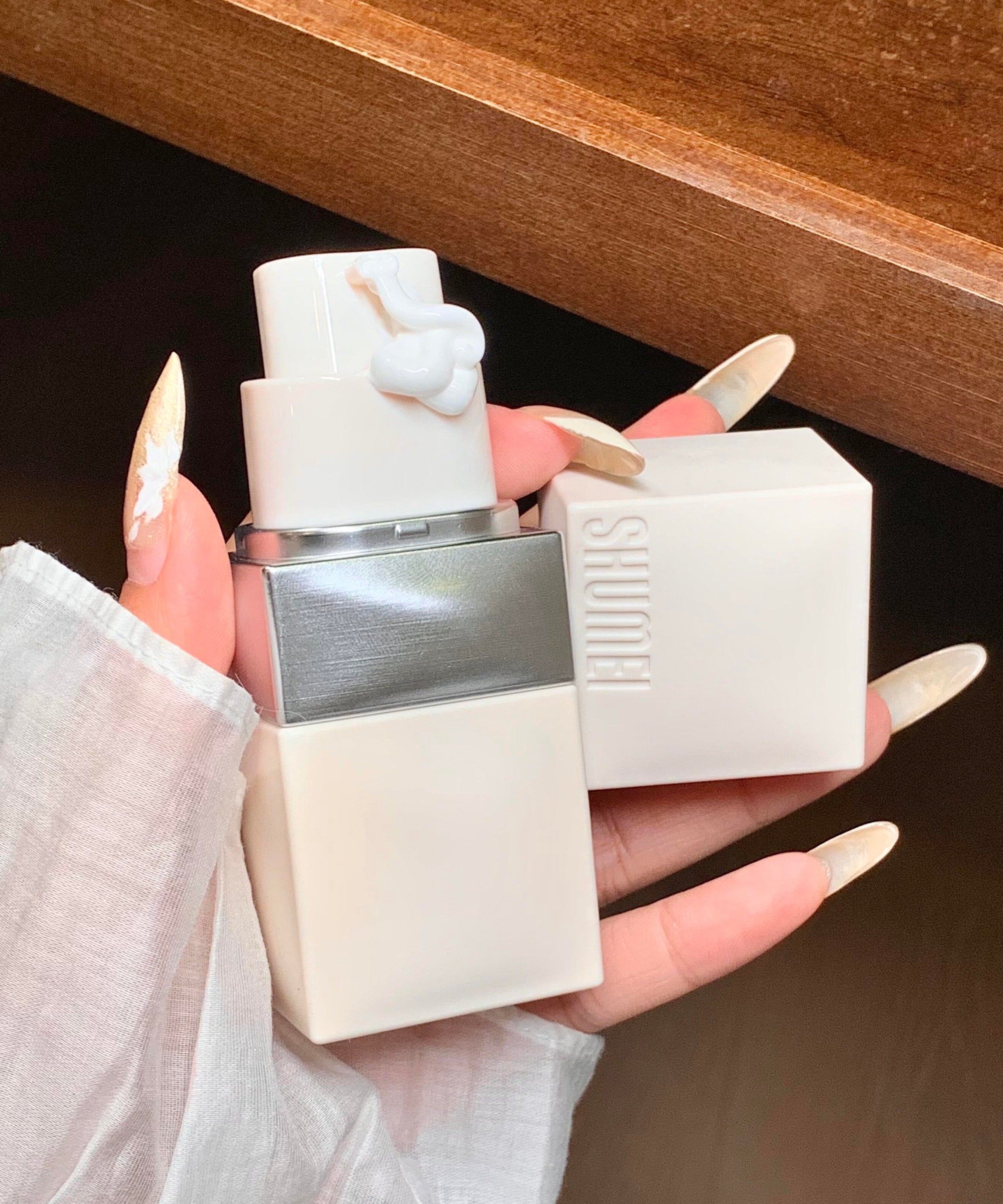 SHUMEI Collagen Glow Essence Tone-up Cream 50g 小树美胶原光感精华素颜霜