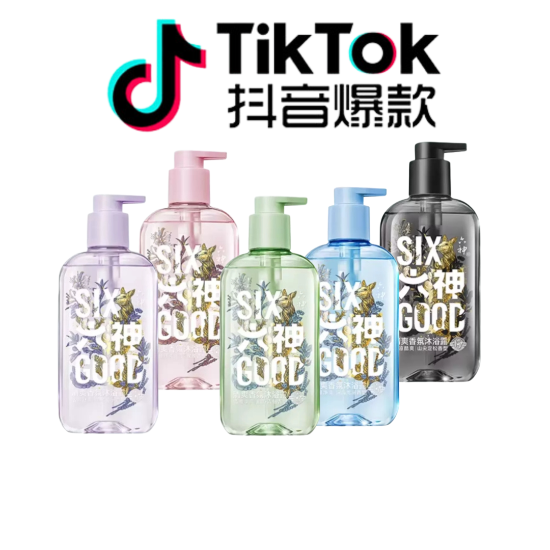 Tiktok/Douyin Hot Six Good Fragrant Shower Gel 410g【Tiktok抖音爆款】六神香氛沐浴露