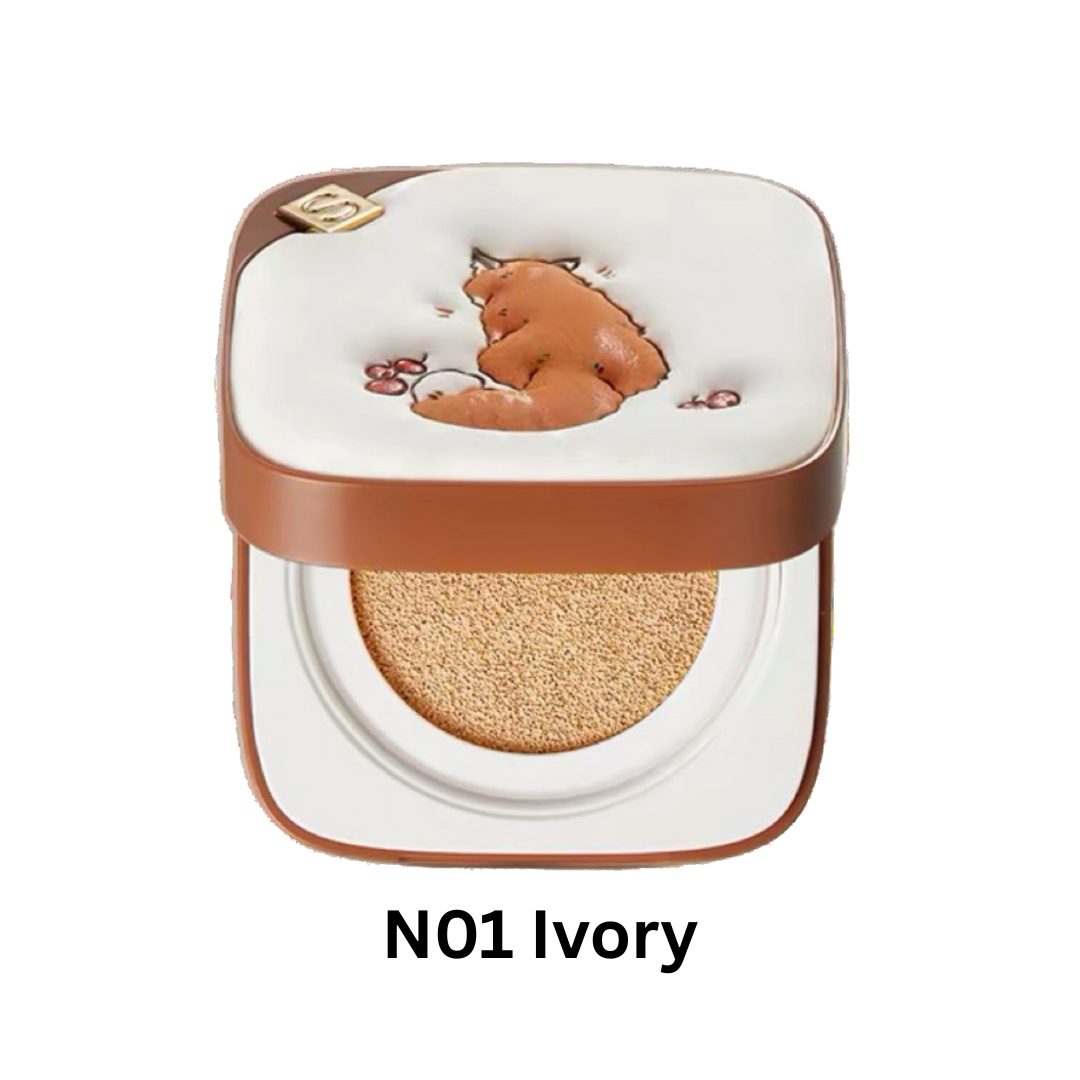 SOCORSKIN Little Fox Limited Edition Cloud Mist Longwear Cushion Foundation Cream 12g 修可芙小狐狸限定云雾持妆气垫粉底霜