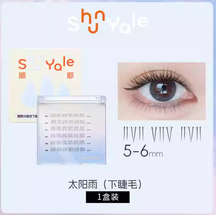 ShunYale Segmented Lower Eyelashes - Daylight & Darknight Series 36pcs/box 顺耶分段式下睫毛-白昼/暗夜系列