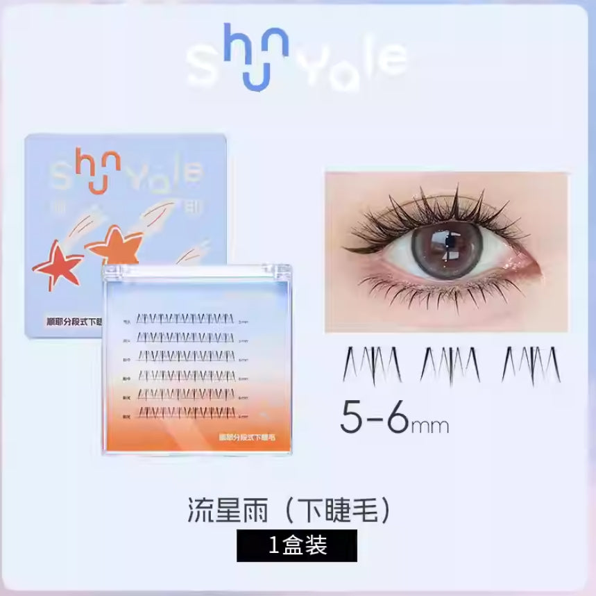 ShunYale Segmented Lower Eyelashes - Daylight & Darknight Series 36pcs/box 顺耶分段式下睫毛-白昼/暗夜系列
