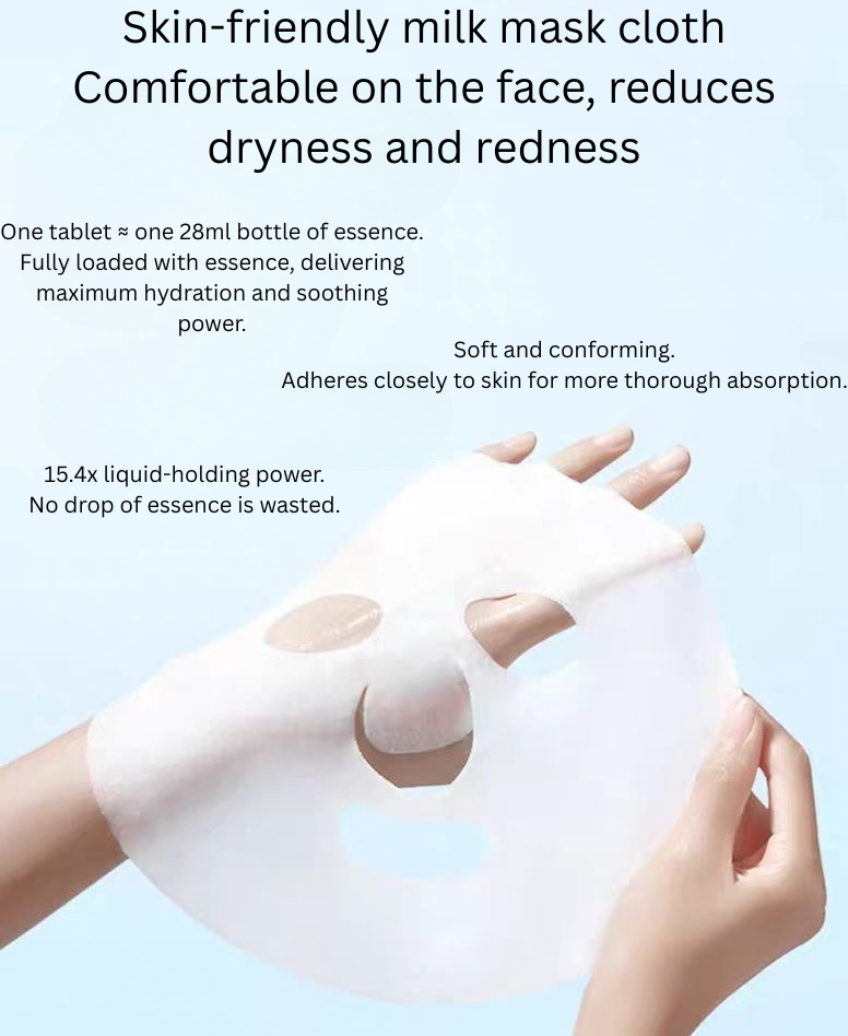 Simpcare Camelia Sensitive Skin Soothing And Repairing Essence Mask 28ml*10pcs/box 溪木源山茶花舒敏修护精华面膜贴