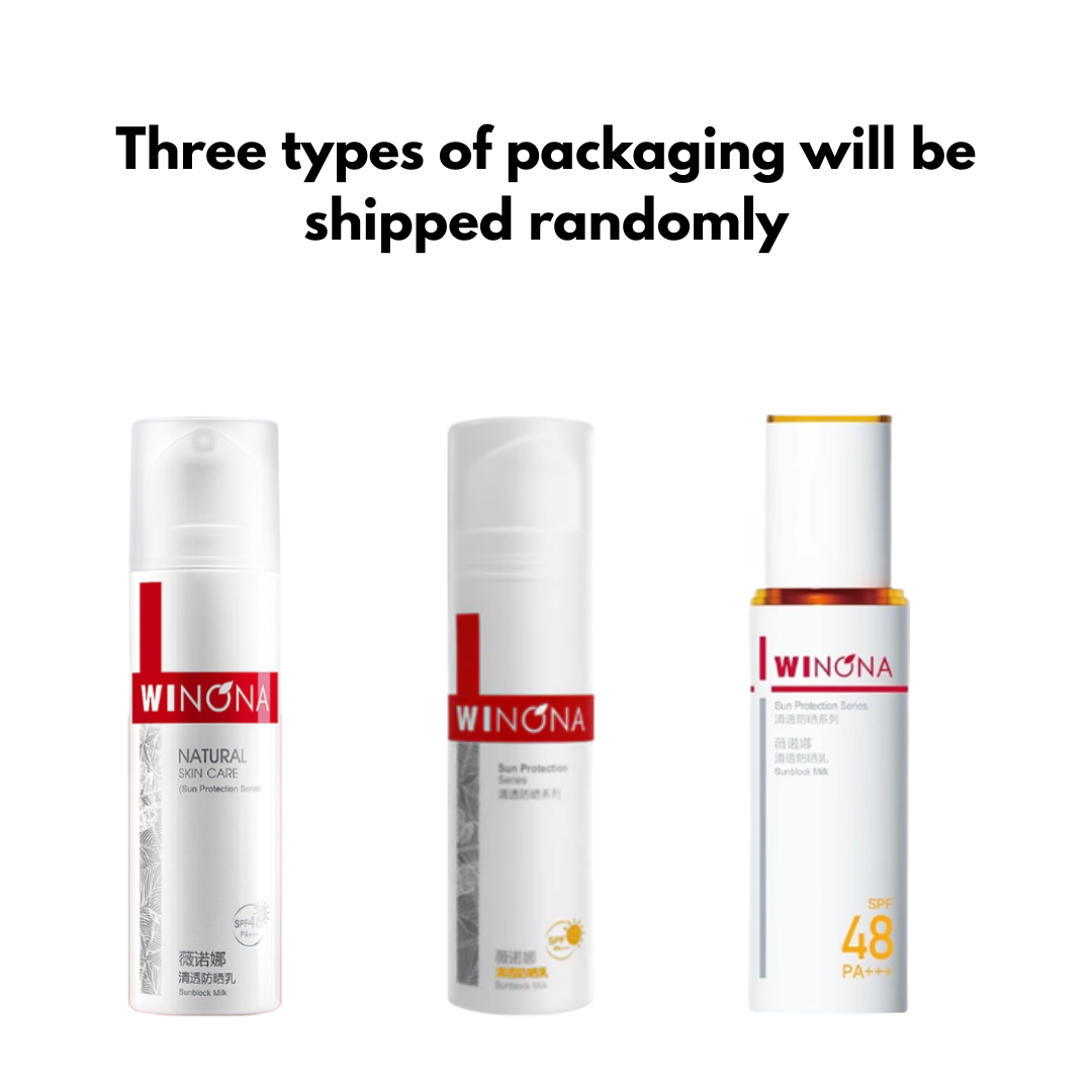 Skincare Sun Protection ：Winona SPF48/PA+++ Sunscreen lotion 薇诺娜清透防晒乳 - 50g