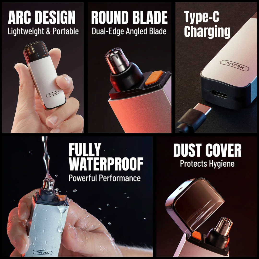 T-FLASH Electric Nose Hair Trimmer 同诗电动鼻毛修剪器