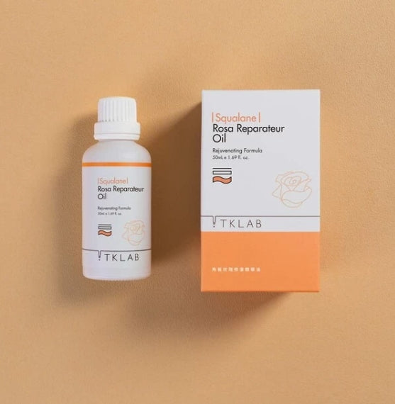 TKLAB Squalanel Rosa Reparateur Oil 50ml Tklab角鲨玫瑰修复精华油