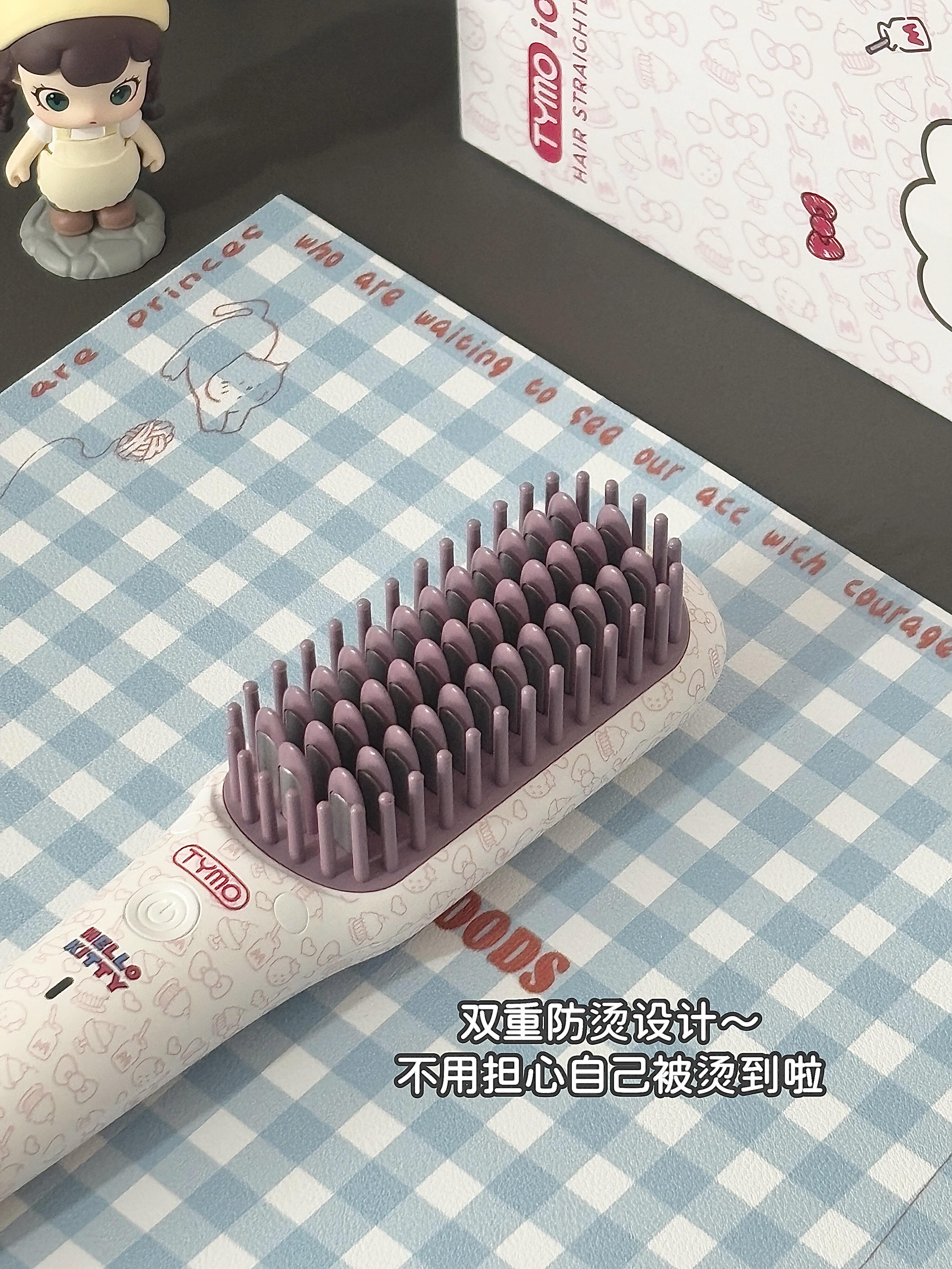 Tiktok/Douyin Hot TYMO × Hello Kitty Limited Edition Mini Straightening Brush【Tiktok抖音爆款】TYMO×HelloKitty限定款Mini直发梳