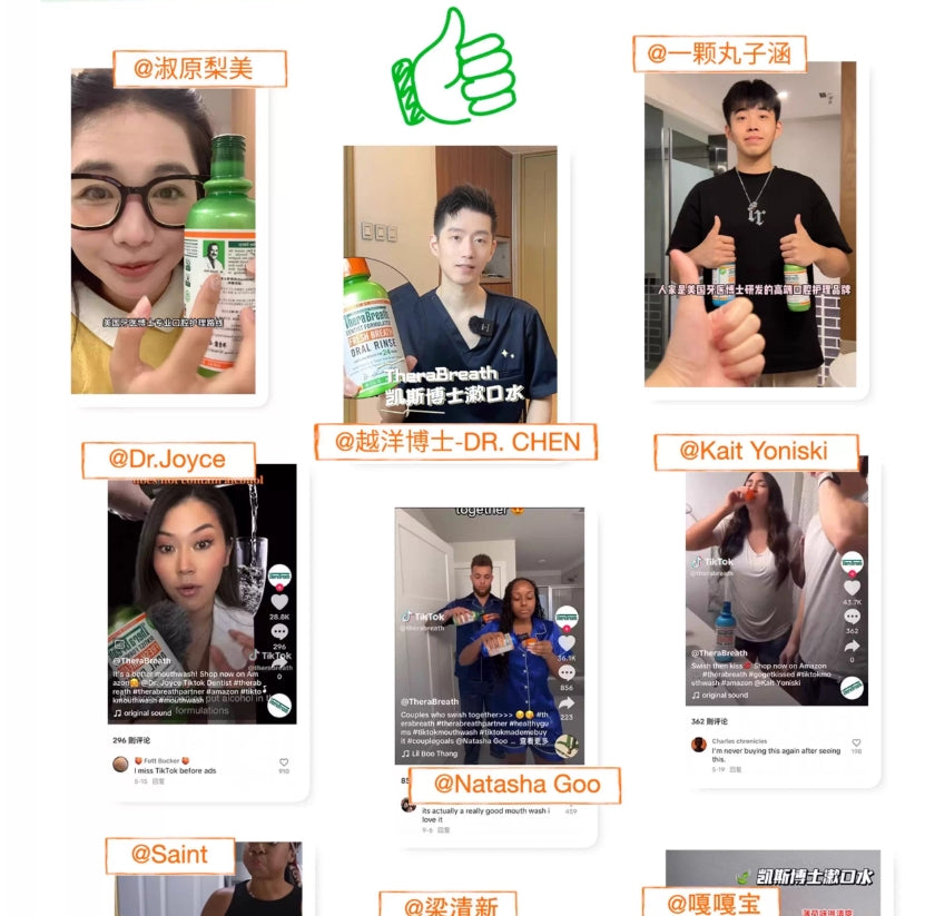 TheraBreath Portable Mouthwash 10ml*10pcs 凯斯博士便携装漱口水