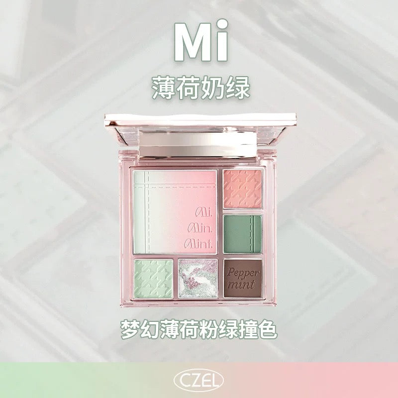 Tiktok/Douyin Hot CZEL Soft Gradient Multi Functional Eyeshadow Palette 6.5g【Tiktok抖音爆款】绔姿柔色渐变多功能眼影盘