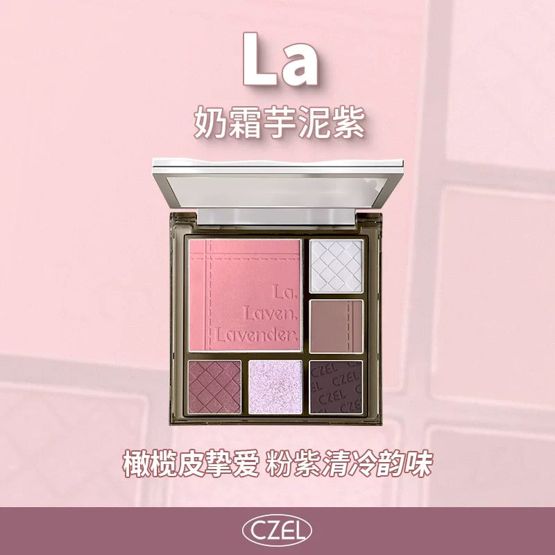 Tiktok/Douyin Hot CZEL Soft Gradient Multi Functional Eyeshadow Palette 6.5g【Tiktok抖音爆款】绔姿柔色渐变多功能眼影盘