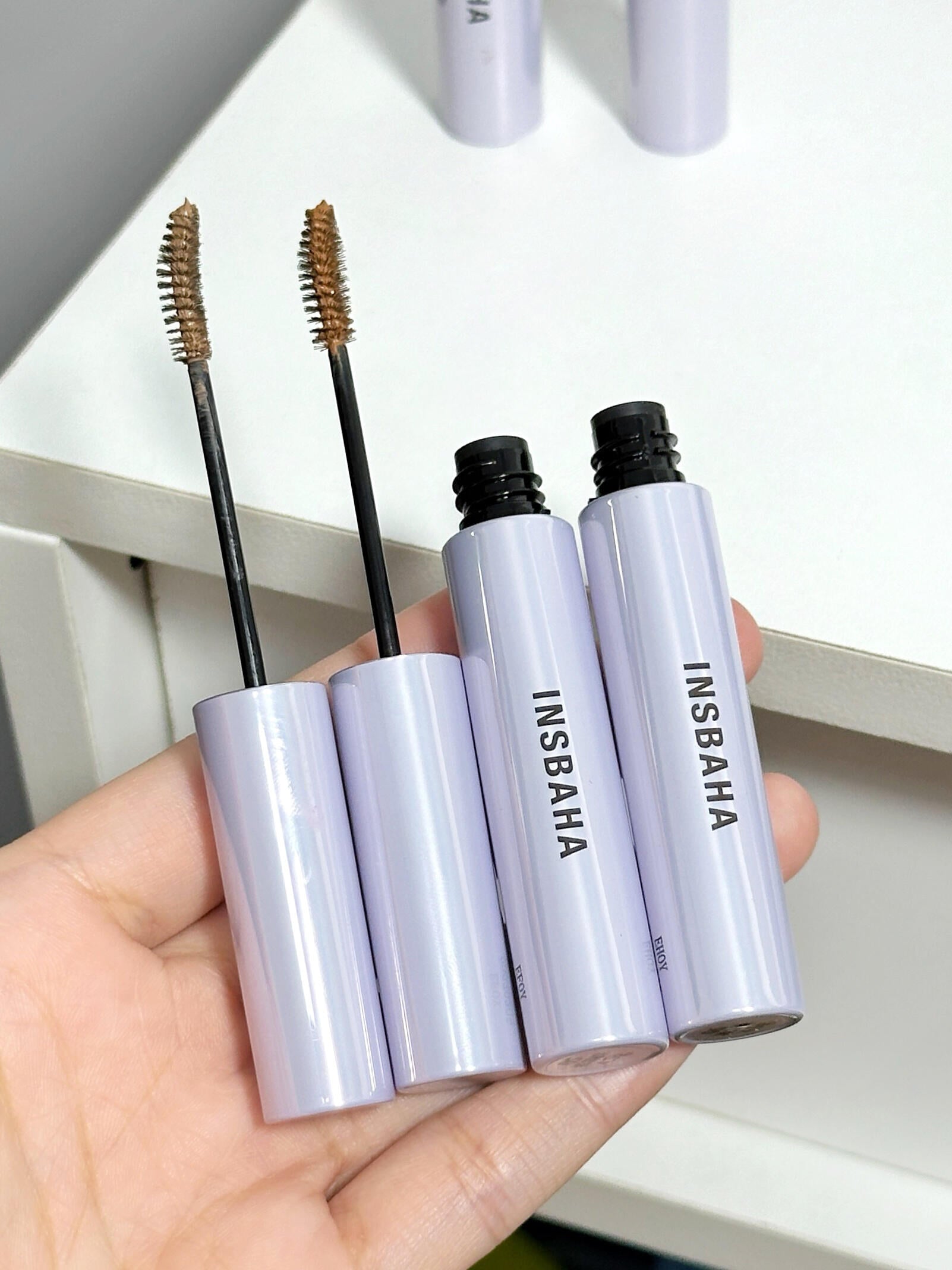 Tiktok/Douyin Hot INSBAHA Soft Mist Wave Brow Tint 4.5g【Tiktok抖音爆款】原色波塔柔雾波浪染眉膏