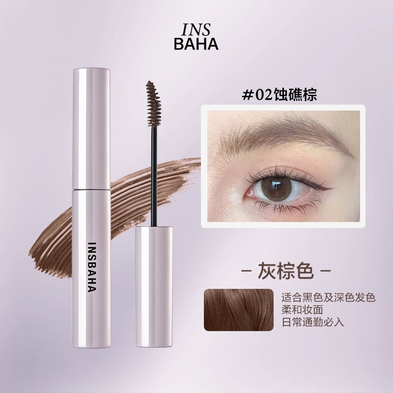 Tiktok/Douyin Hot INSBAHA Soft Mist Wave Brow Tint 4.5g【Tiktok抖音爆款】原色波塔柔雾波浪染眉膏