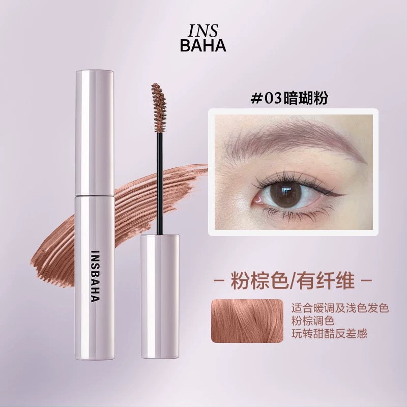 Tiktok/Douyin Hot INSBAHA Soft Mist Wave Brow Tint 4.5g【Tiktok抖音爆款】原色波塔柔雾波浪染眉膏