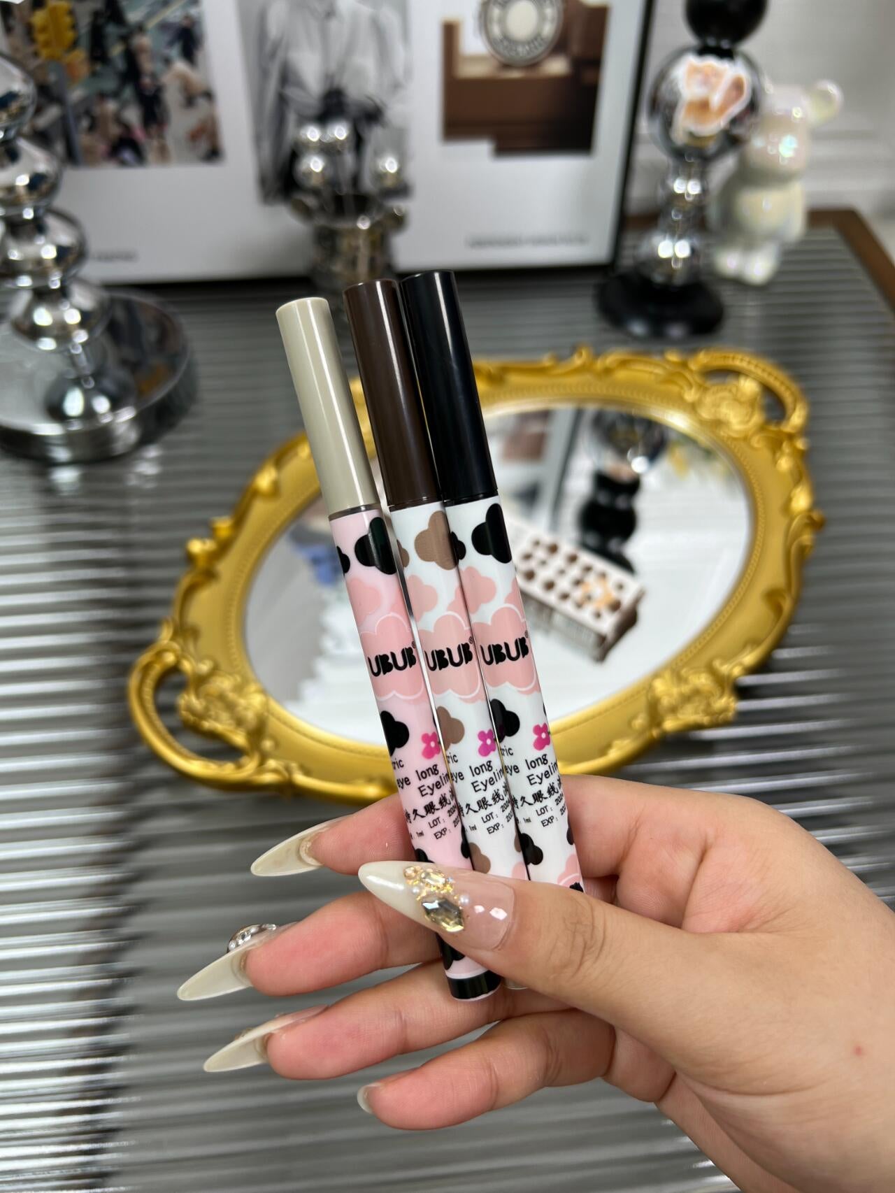 Tiktok/Douyin Hot UBUB Electric Eye Long Eyeliner Pen 1ml*3pcs【Tiktok抖音爆款】UBUB电眼持久眼线液笔