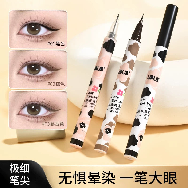 Tiktok/Douyin Hot UBUB Electric Eye Long Eyeliner Pen 1ml*3pcs【Tiktok抖音爆款】UBUB电眼持久眼线液笔