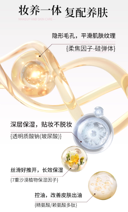Tiktok/Douyin Hot YED Moisturizing Pore Refining Primer Cream 40g【Tiktok抖音爆款】YED沁润毛孔妆前贴贴霜
