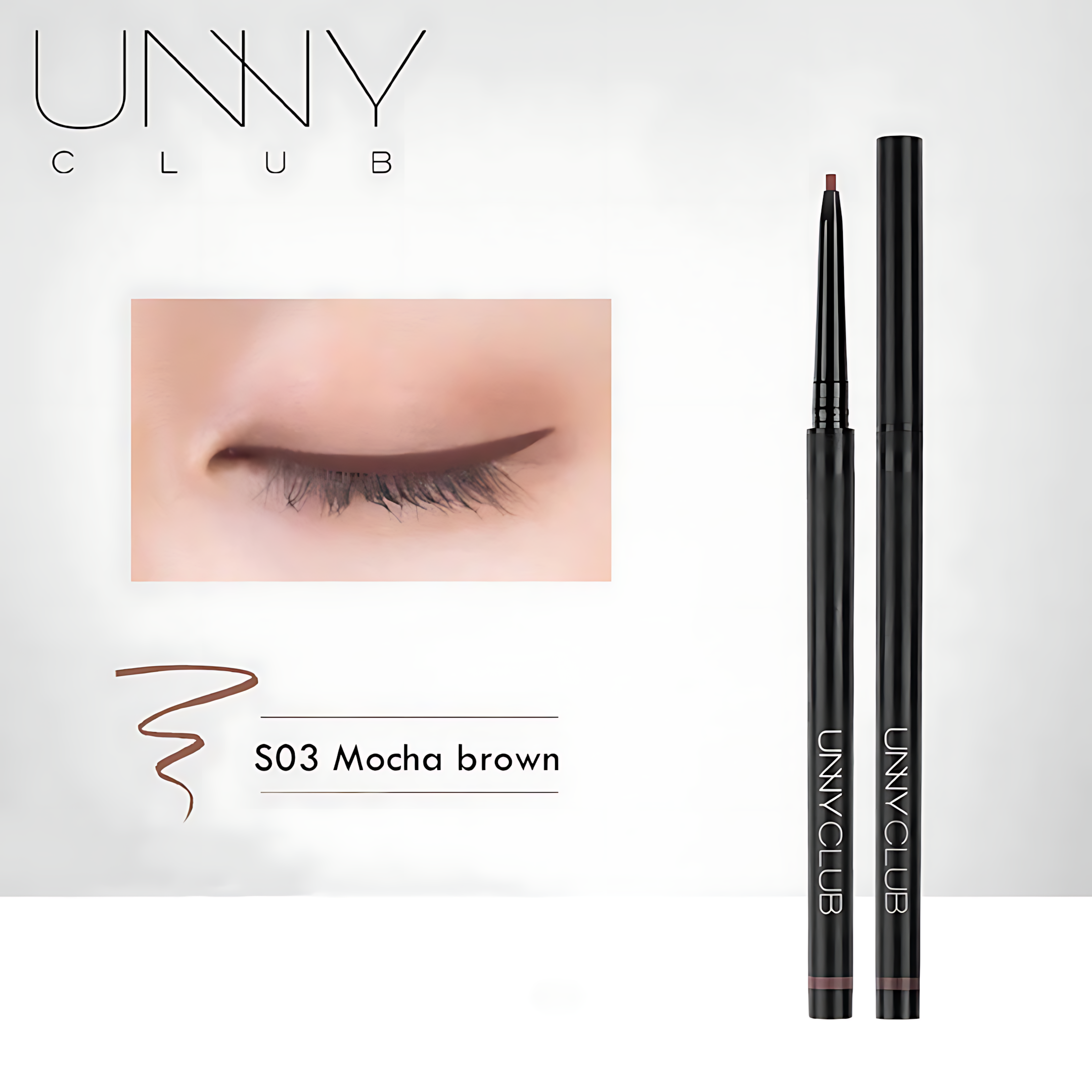 UNNY Skinny 2.0mm Super Slim Eyeliner Pen 50mg 悠宜2.0毫米超细眼线胶笔