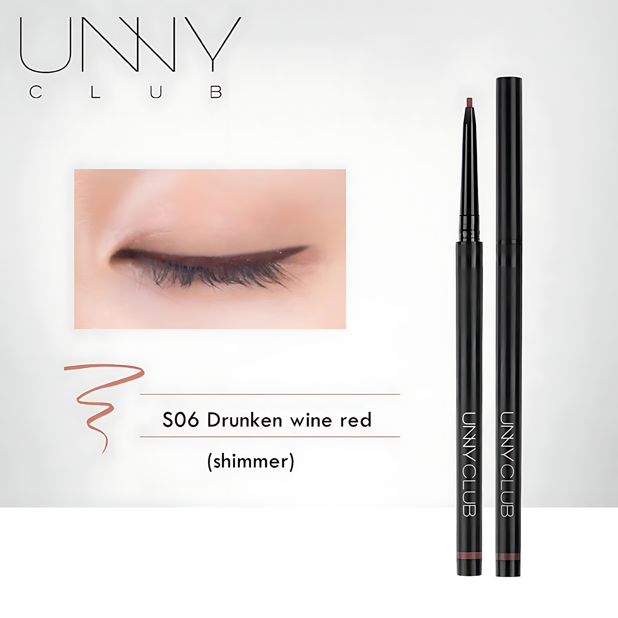 UNNY Skinny 2.0mm Super Slim Eyeliner Pen 50mg 悠宜2.0毫米超细眼线胶笔