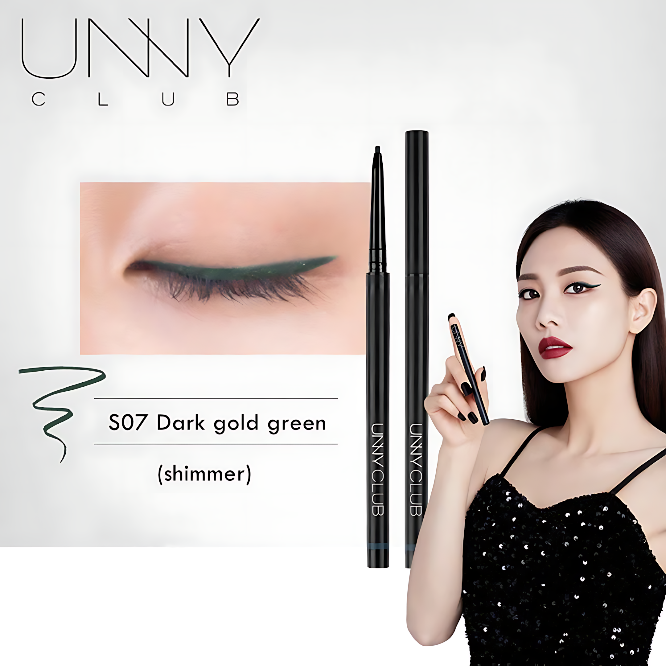 UNNY Skinny 2.0mm Super Slim Eyeliner Pen 50mg 悠宜2.0毫米超细眼线胶笔