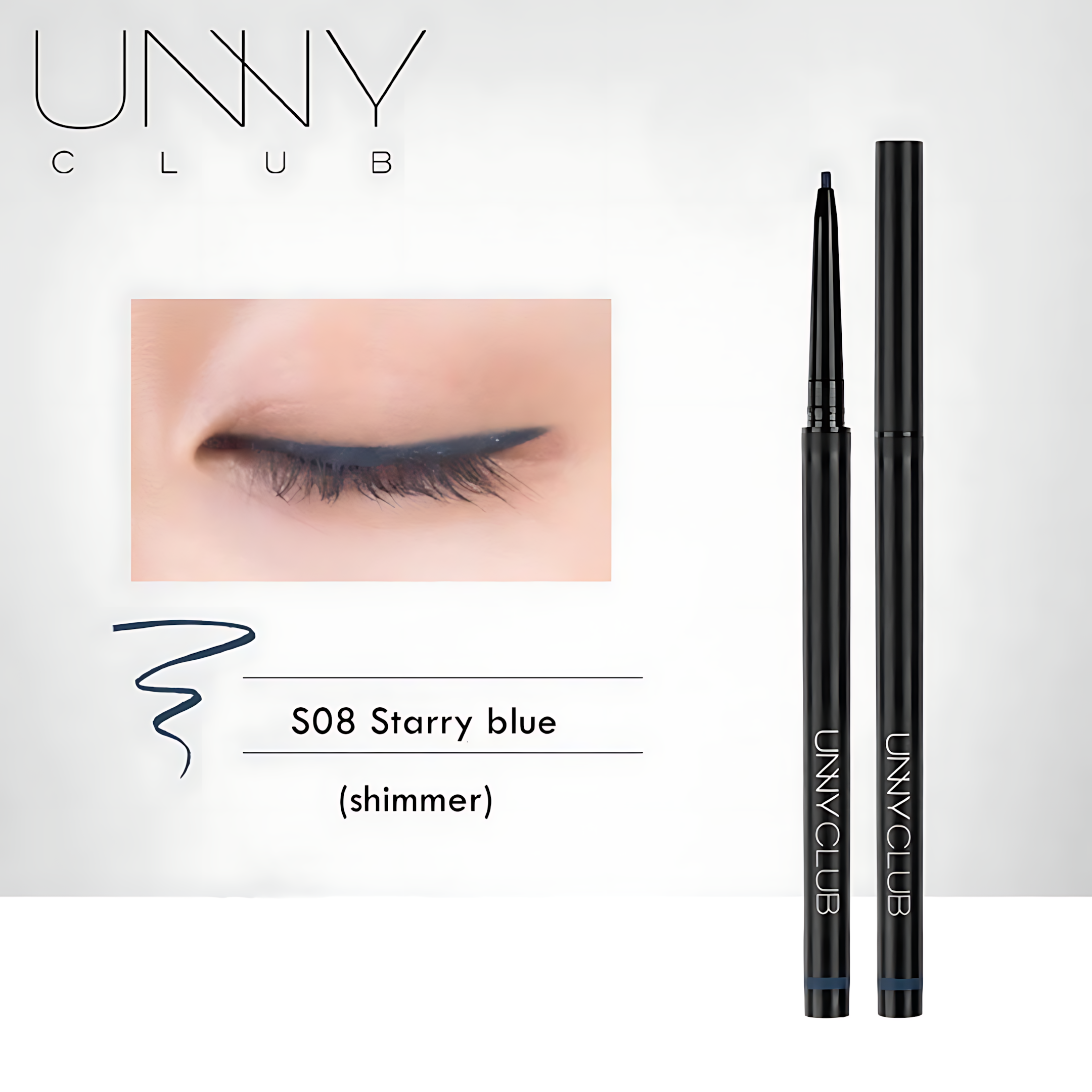 UNNY Skinny 2.0mm Super Slim Eyeliner Pen 50mg 悠宜2.0毫米超细眼线胶笔