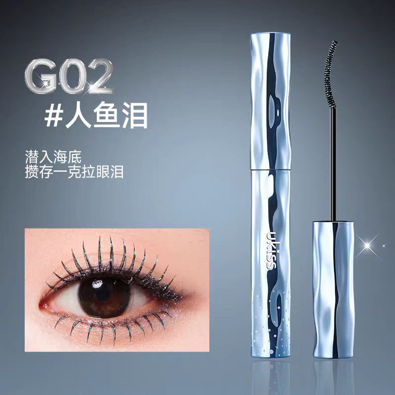 Ukiss Diamond Crescent Moon Peralescent Mascara 4g 悠珂思碎钻弯月雪睫棒
