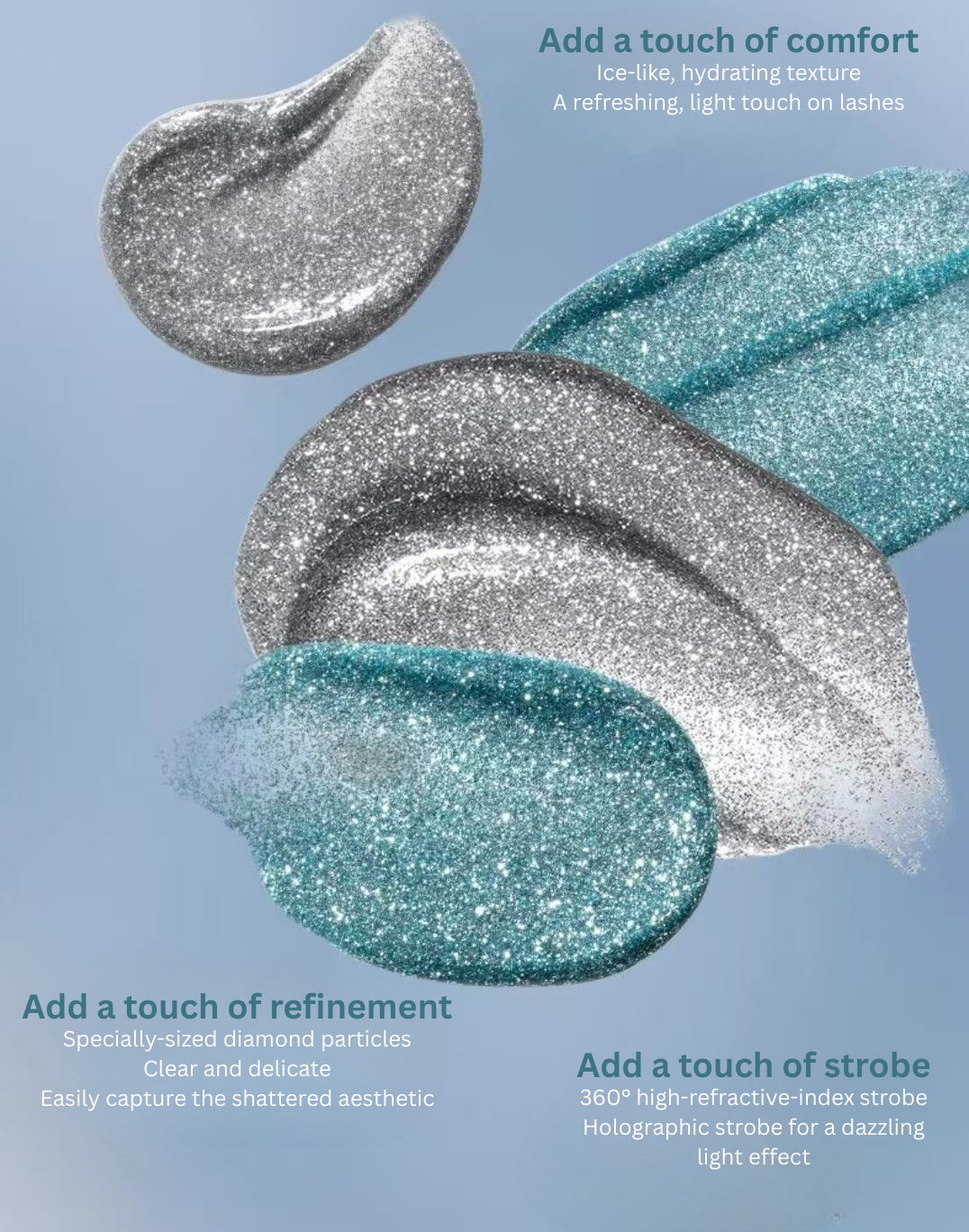 Ukiss Diamond Crescent Moon Peralescent Mascara 4g 悠珂思碎钻弯月雪睫棒