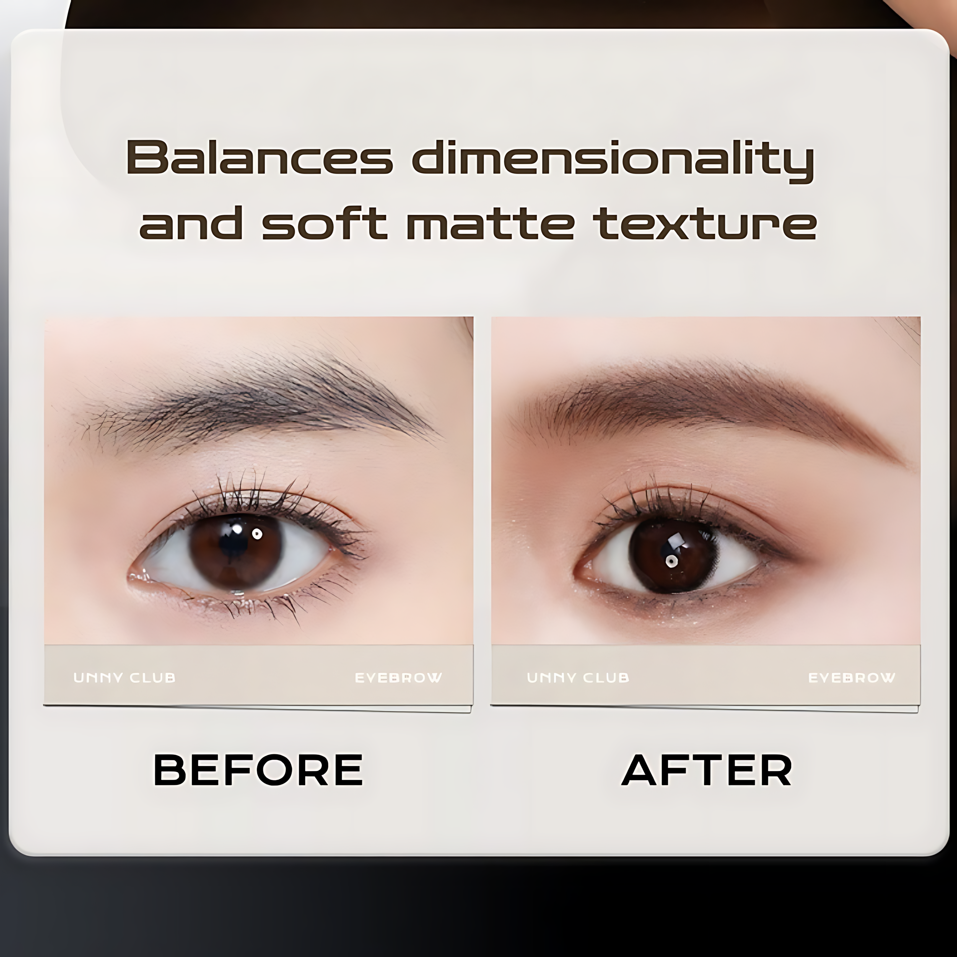 UNNY Velvet Matte Angled Brow Pencil 300mg 悠宜绒雾砍刀眉笔