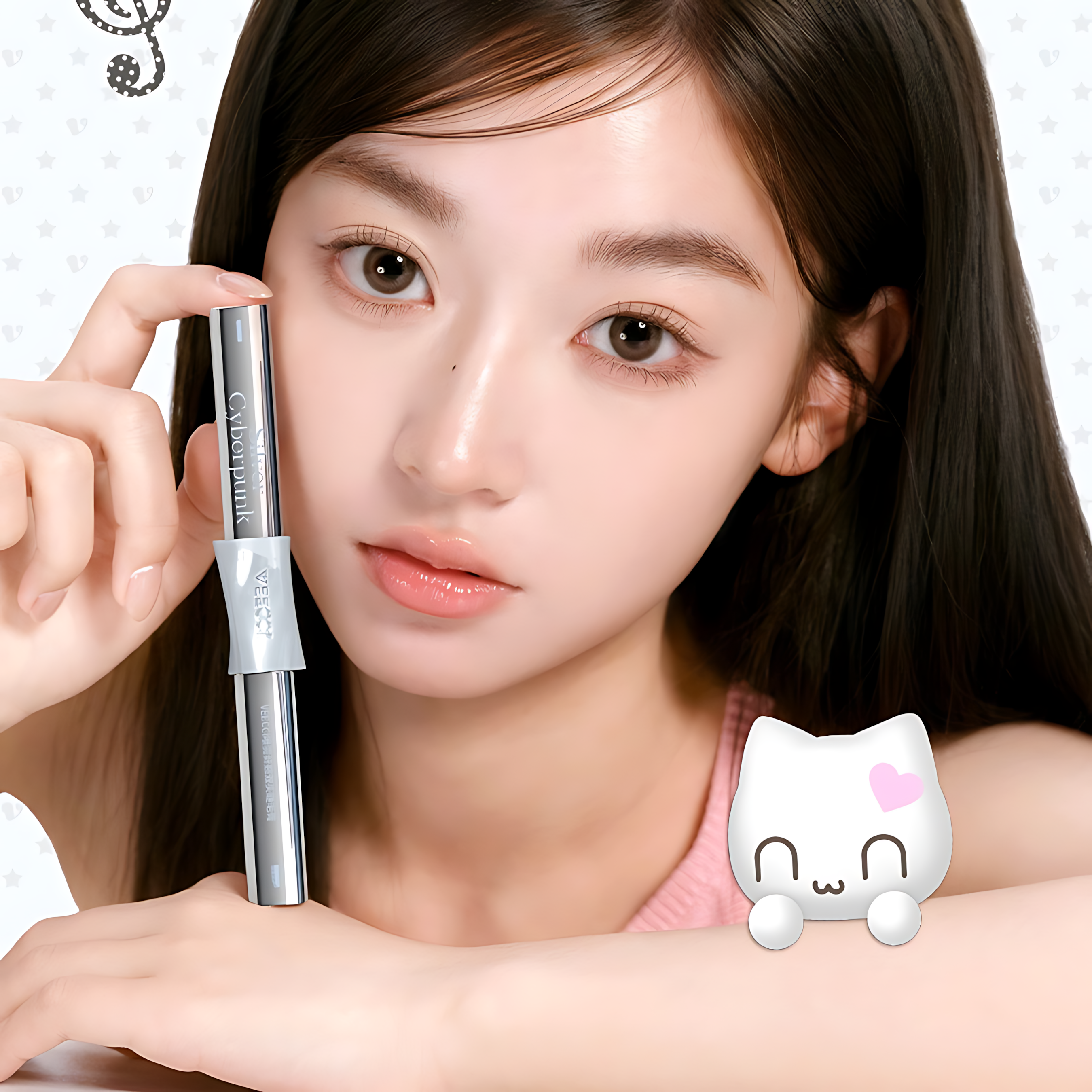 VEECCI × Note Pudding Dual-Effect Lengthening & Volumizing Mascara 3g+3g 唯资×音符布丁纤翘双头睫毛膏