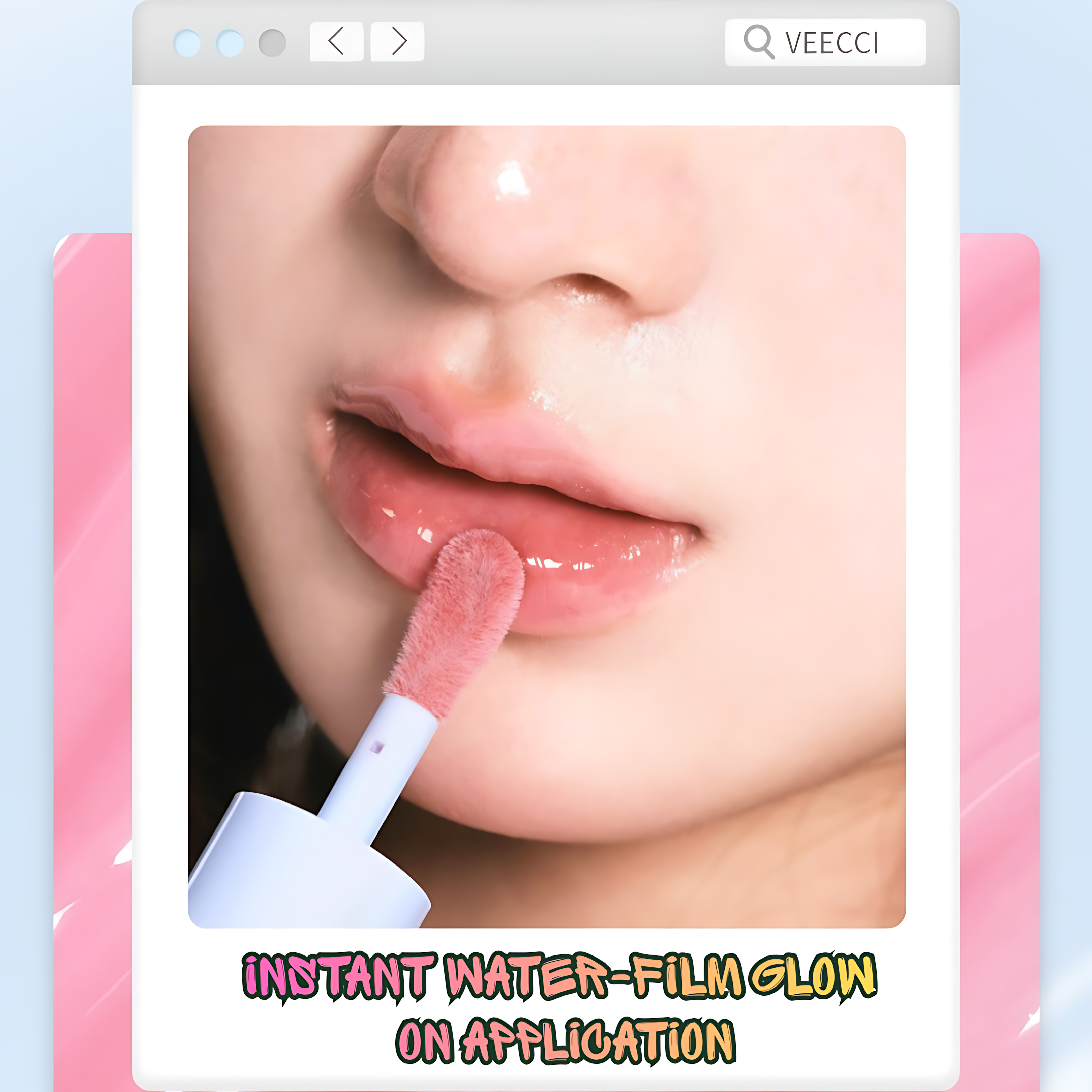 VEECCI × Note Pudding Light-Gloss Hydrating Lip Gloss 5g 唯资×音符布丁联名光膜沁透唇蜜