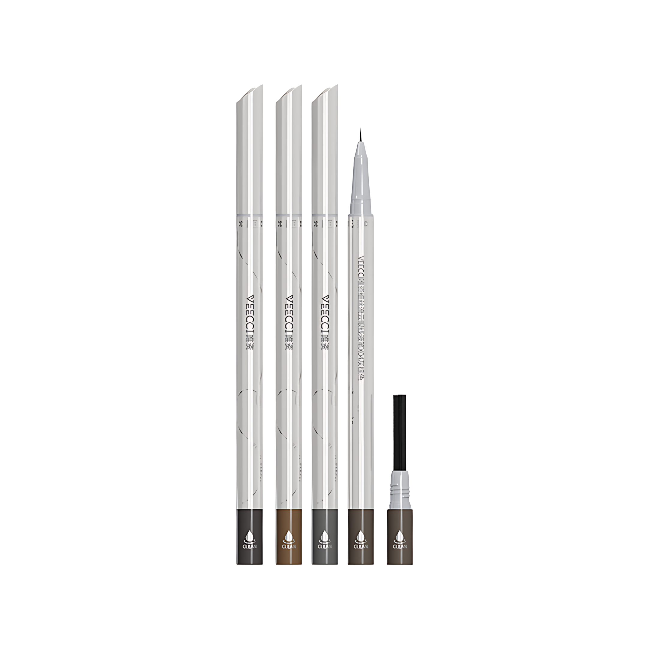 VEECCI Triangle Angled Easy-Draw Liquid Eyeliner Pen 0.5ml+0.3ml 唯资三角歪歪速绘眼线液笔