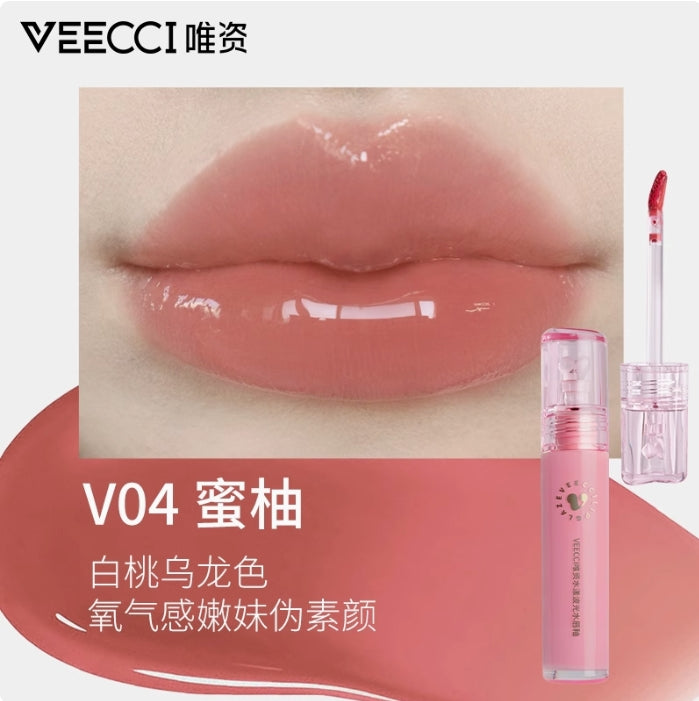 VEECCI Aqua Wave Water Lip Glaze 2.5g 唯资水漾波光水唇釉