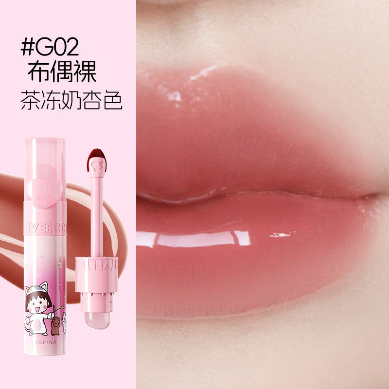 VEECCI X Chibi Maruko-chan Love Series Water Lip Gloss 2.5g 唯资樱桃小丸子宠爱系列水唇釉