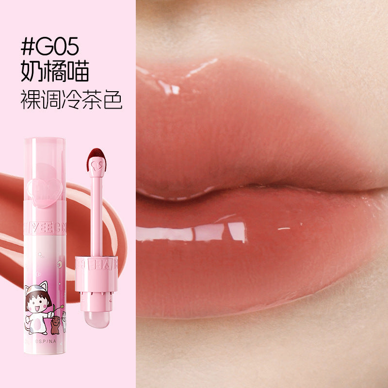 VEECCI X Chibi Maruko-chan Love Series Water Lip Gloss 2.5g 唯资樱桃小丸子宠爱系列水唇釉
