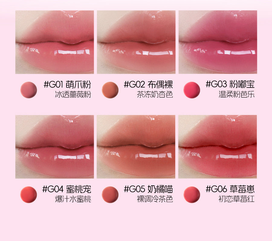 VEECCI X Chibi Maruko-chan Love Series Water Lip Gloss 2.5g 唯资樱桃小丸子宠爱系列水唇釉