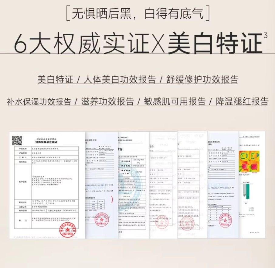 Watercome Whitening & Soothing Dual-Extract Body Essence Lotion 100g+100g 水之蔻美白舒润双萃身体精华乳