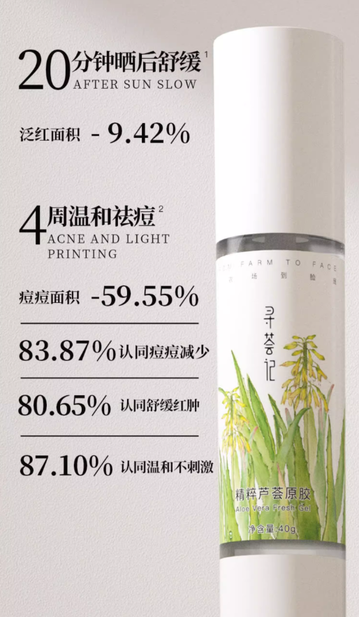 Tiktok/Douyin Hot XUNHUIJI Aloe Vera Fresh Gel 40g/200g【Tiktok抖音爆款】寻荟记精粹芦荟原胶