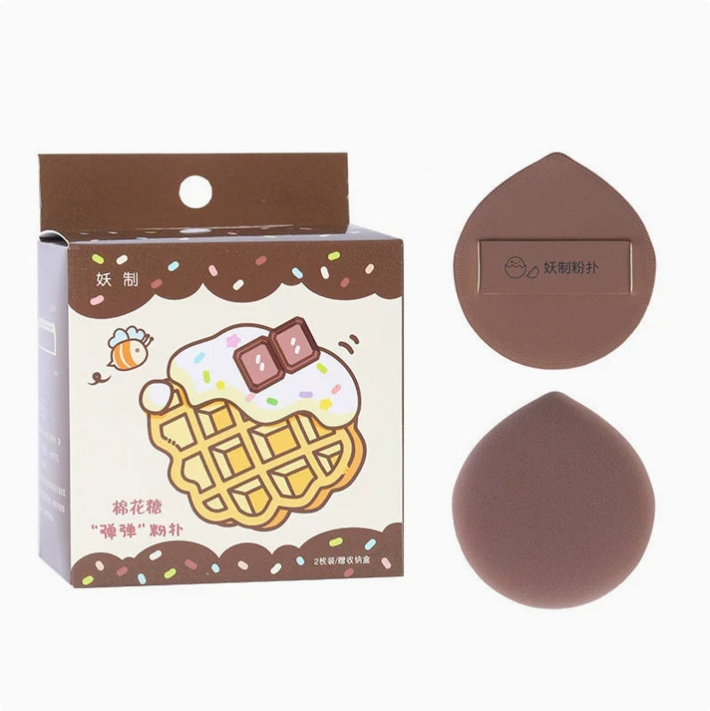 YAOZHI Cotton Candy Bounce Puff 2pcs 妖制棉花糖弹弹粉扑