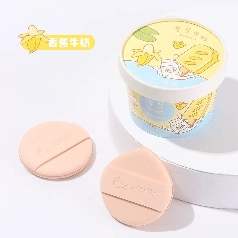 YAOZHI Ice Cream Powder Puff 2pcs/box 妖制雪糕粉扑