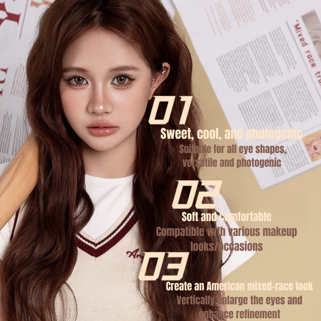 Tiktok/Douyin Hot YOLO YYX Hybrid Transfer Student False Eyelashes【Tiktok抖音爆款】YOLO YYX混血转校生假睫毛