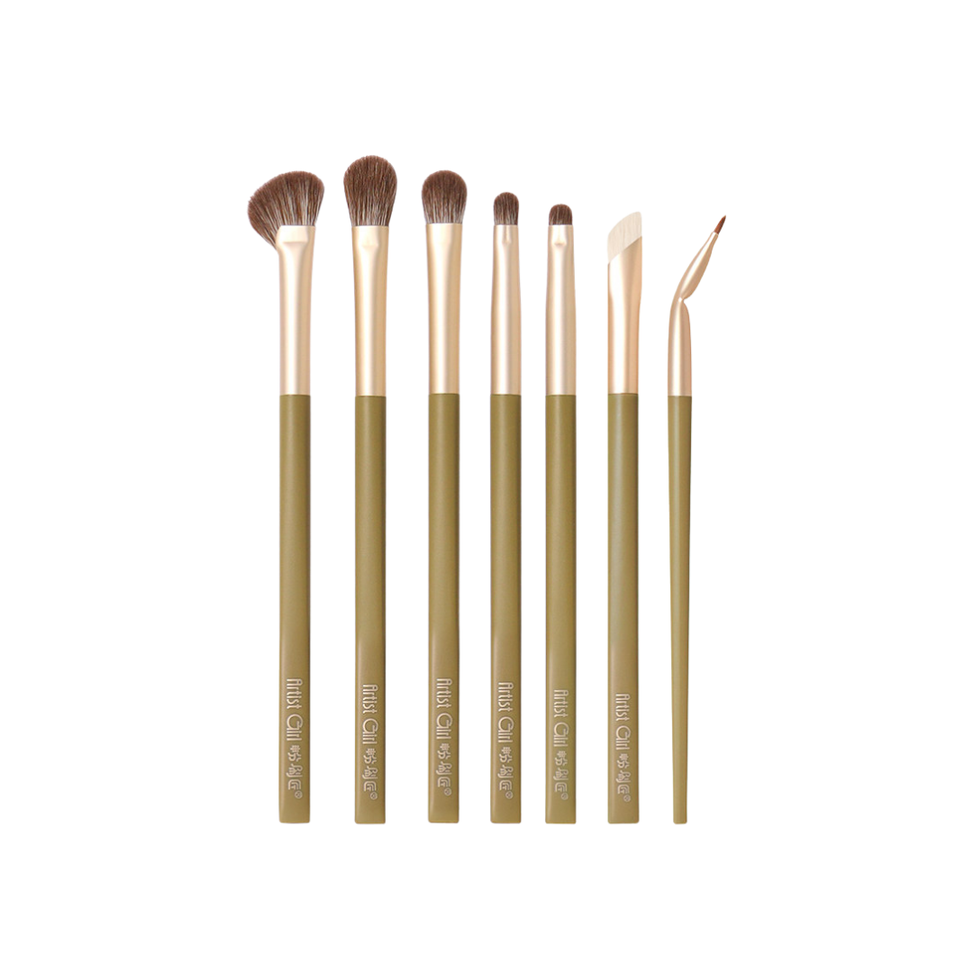 Tiktok/Douyin Hot Fen Shua Jiang Avocado Makeup Brush 7pcs【Tiktok抖音爆款】粉刷匠牛油果化妆刷