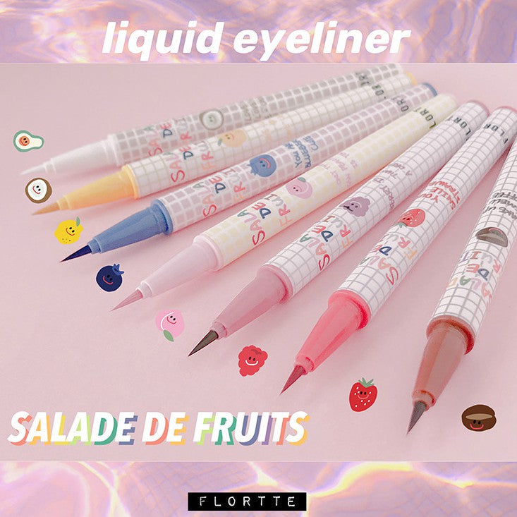 Flortte Fruit Salad Liquid Eyeliner 0.5ml 花洛莉亚水果沙拉眼线液笔