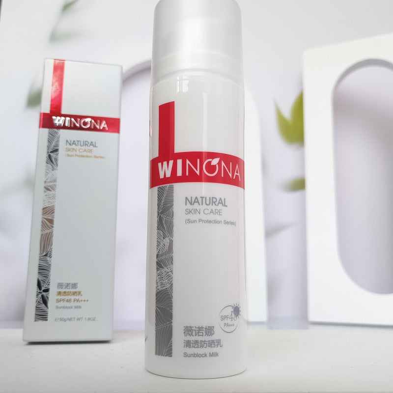 Skincare Sun Protection ：Winona SPF48/PA+++ Sunscreen lotion 薇诺娜清透防晒乳 - 50g